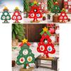 Mini Wooden Christmas Tree Figurine Ideal For Kids Diy Educational Toy Gift For Holiday Decorating
