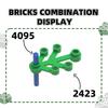 114 Stück/Los 18759 Schrägstein umgekehrt 45 3x1 Baustein Moc Farb-Zubehör Kompatibel mit featuring Brick DIY Kinderspielzeug Montagebausteine