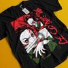 Demon Slayer Shirt Doma Upper Moon 2 Tshirt Zenitsu T-Shirt Akaza Muzan Tanjiro