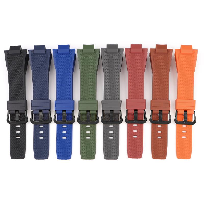 Watch Accessories For Casio G-SHOCK GST-B400 Series Resin Strap Men's Sports Waterproof Rubber Replacement Watchband Bracelet