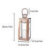 Stainless Steel Candle Holder Lanterns Rose Gold Hanging Lantern Candlestick Light for Indoor Outdoor Weddings Party Home Decor