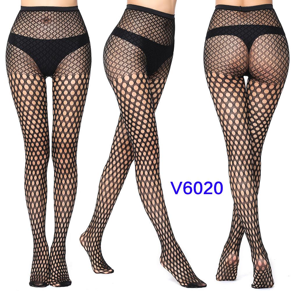 Sexy Black Stockings Large Size Seduction Ins Bow Hollow Fishnet Socks Bottom Socks Oversized Mesh Socks