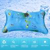 Children Adult Ice Pillow Cooling Cushion Water Pillow for Home Travel (48*30cm Snowflake)