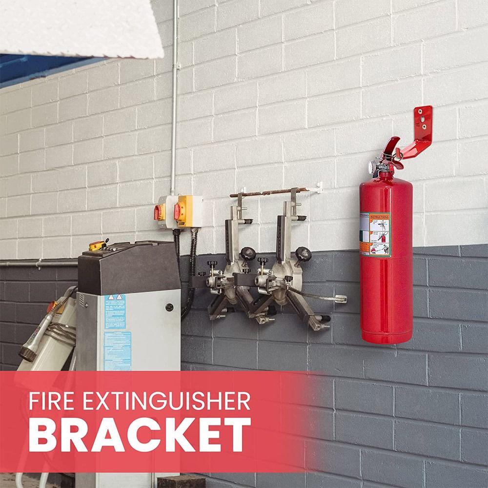 4 stuks Handige Houder L-vormige Brandblusser Beugel Wandhanger Wandhaak Brandblusser Bevestiging