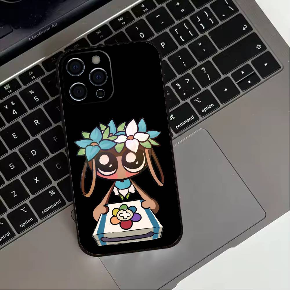 B-Bassie  Phone Case For iPhone 17,16,15,14,13,12,11 Plus,Pro Max,XS,Soft Silicone Black Cover