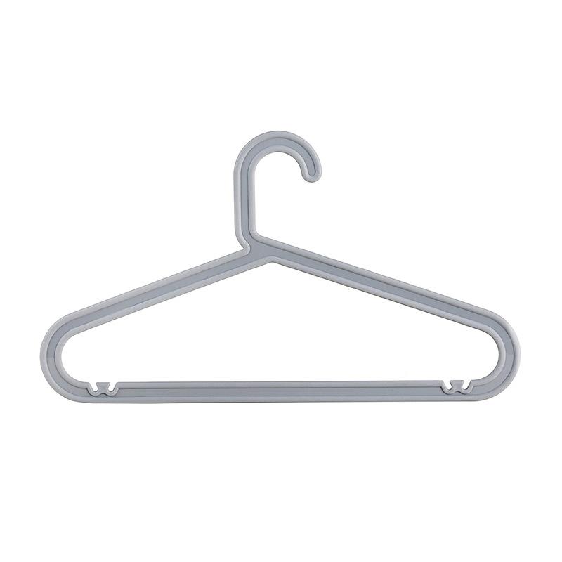 Perchero de plástico para el hogar, multifuncional, antideslizante, color blanco, para adultos.