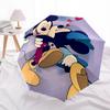 Mickey Mouse, Love Themed Automatic Opening and Closing Umbrella, Brightly Colored 8-rib Portable Umbrella, Suitable for Men and Women, A Pe