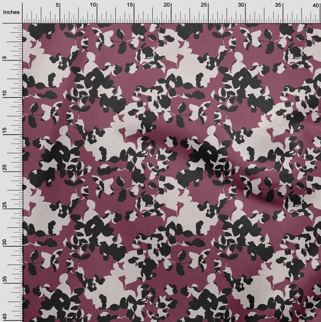 oneOone Cotton Flex Dark Magenta Fabric Abstracts Diy Clothing Quilting Fabric Print Fabric By Yard 40 Inch