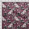 oneOone Cotton Flex Dark Magenta Fabric Abstracts Diy Clothing Quilting Fabric Print Fabric By Yard 40 Inch