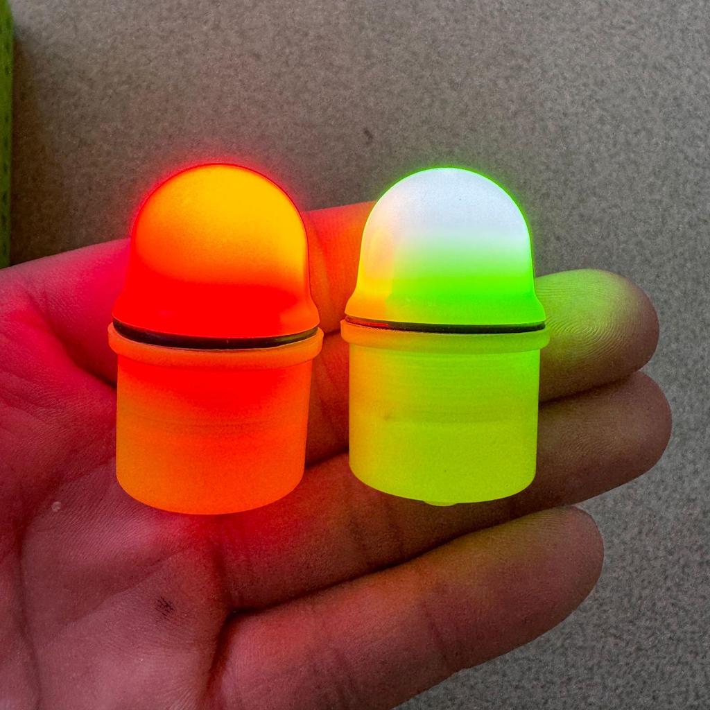 Light Head Luminous Float with Two-Color Electronic Stick for Rock Fishing