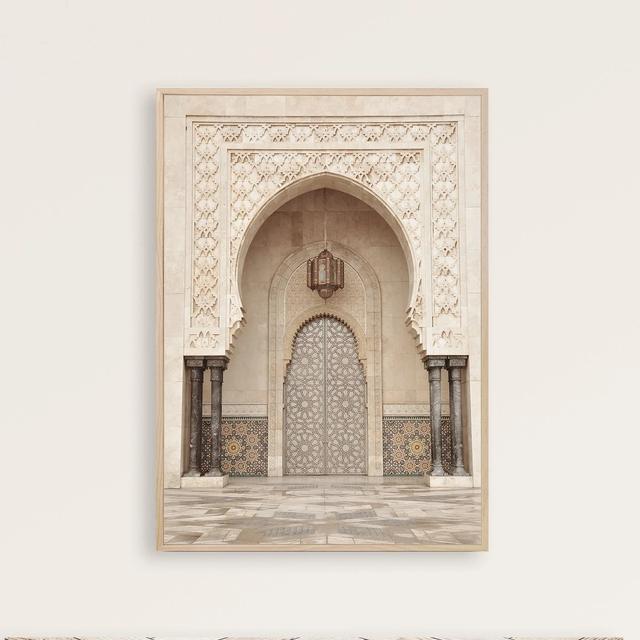 Morocco Menbohemia Arab Islamic Architecture Poster Oil Painting Nordic Living Room Wall Art Picture Home