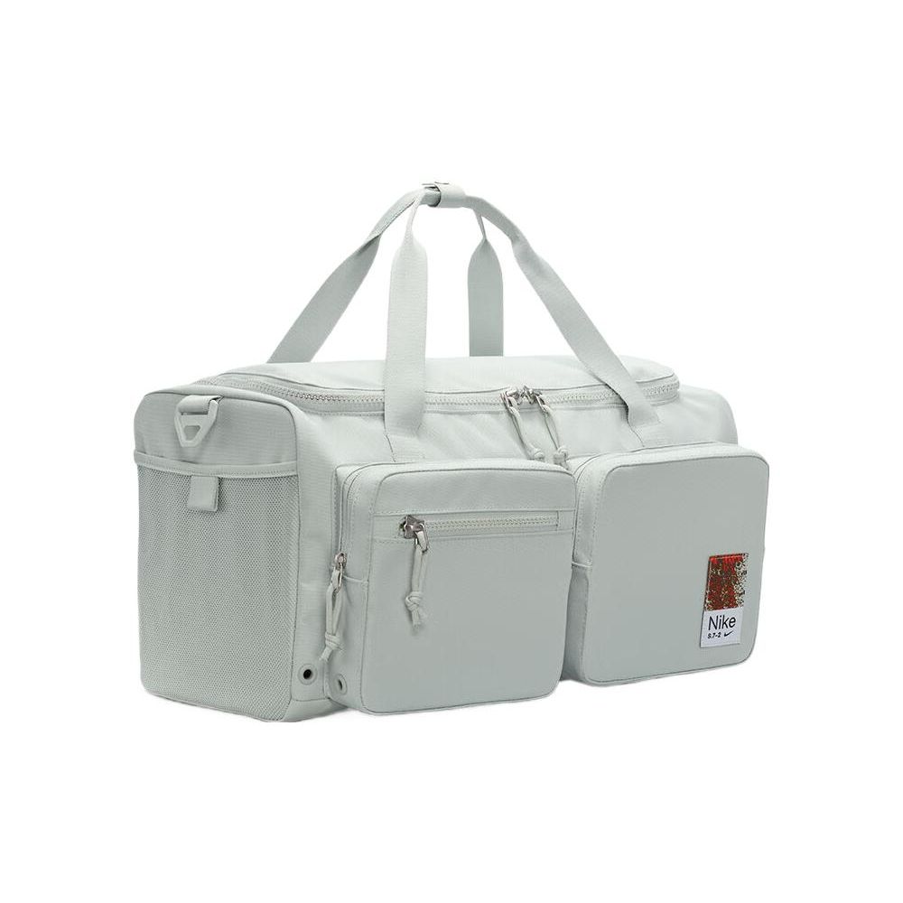 Nike Sports Casual Large Capacity Fabric Shoulder Crossbody Tote Bag Unisex bags Gray FJ4817-034 Gray
