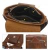 Men's Fashionable Single-shoulder Crossbody Bag, Cowhide Men's Bag, British Retro Genuine Leather Messenger Bag