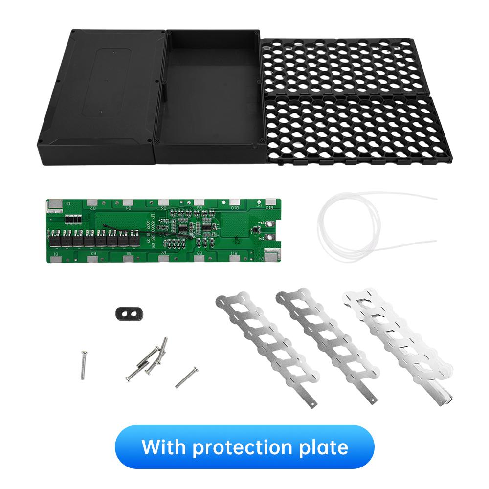 18V 11AH 81Slot 18611 Battery Case Set 81*18611 Holder For Electric Vehicles Battery Storage Box With 11S 11A BMS Welding Nickel