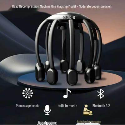 Hezheng USB Rechargeable Head Massager CN Plug (adapter Included)