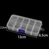 Round and Square Transparent Multi-Grid Jewelry Storage Boxes