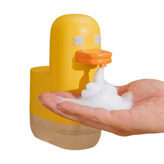 

Foaming Rechargeable Soap Dispenser with Touchless One-Touch 1200mAh Battery Operation PIR Sensor Cute Indicator Light