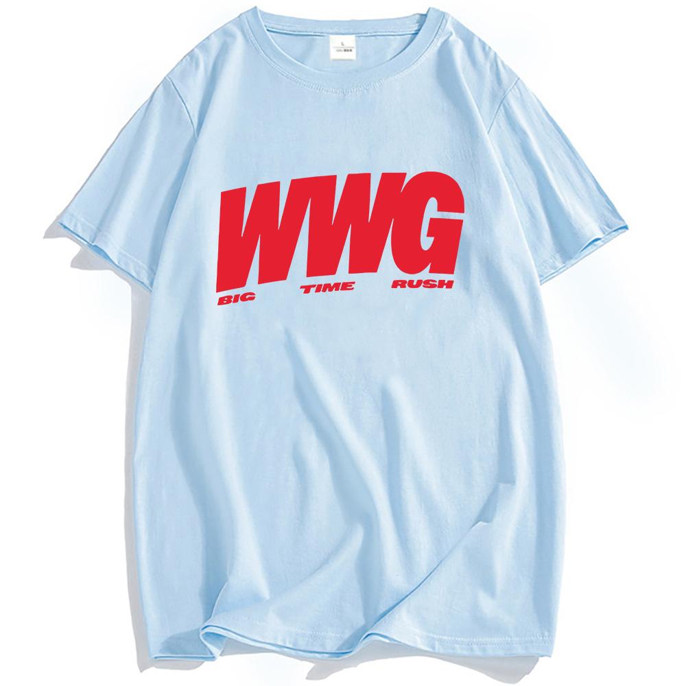 BTR WORLDWIDE TEE Big Time Rush Band Graphic Tshirt Cotton Loose Men Women T-shirt Casual Unisex Streetwear Hip Hop Male T Shirt