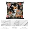 William Morris Art Fox Pillow Case Short Plush Double-sided Print Square Throw Pillow Covers Sofa Home Cushion Decor