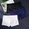 Men's Seamless Ice Silk Breathable Boxer Briefs - Lightweight, Comfortable Summer Underwear with Waistband