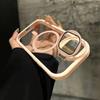 The Goggle Holder Is Suitable for Apple 15promax Mobile Phone Case, Transparent Creative and Fashionable IPhone14/13/12 Simple.