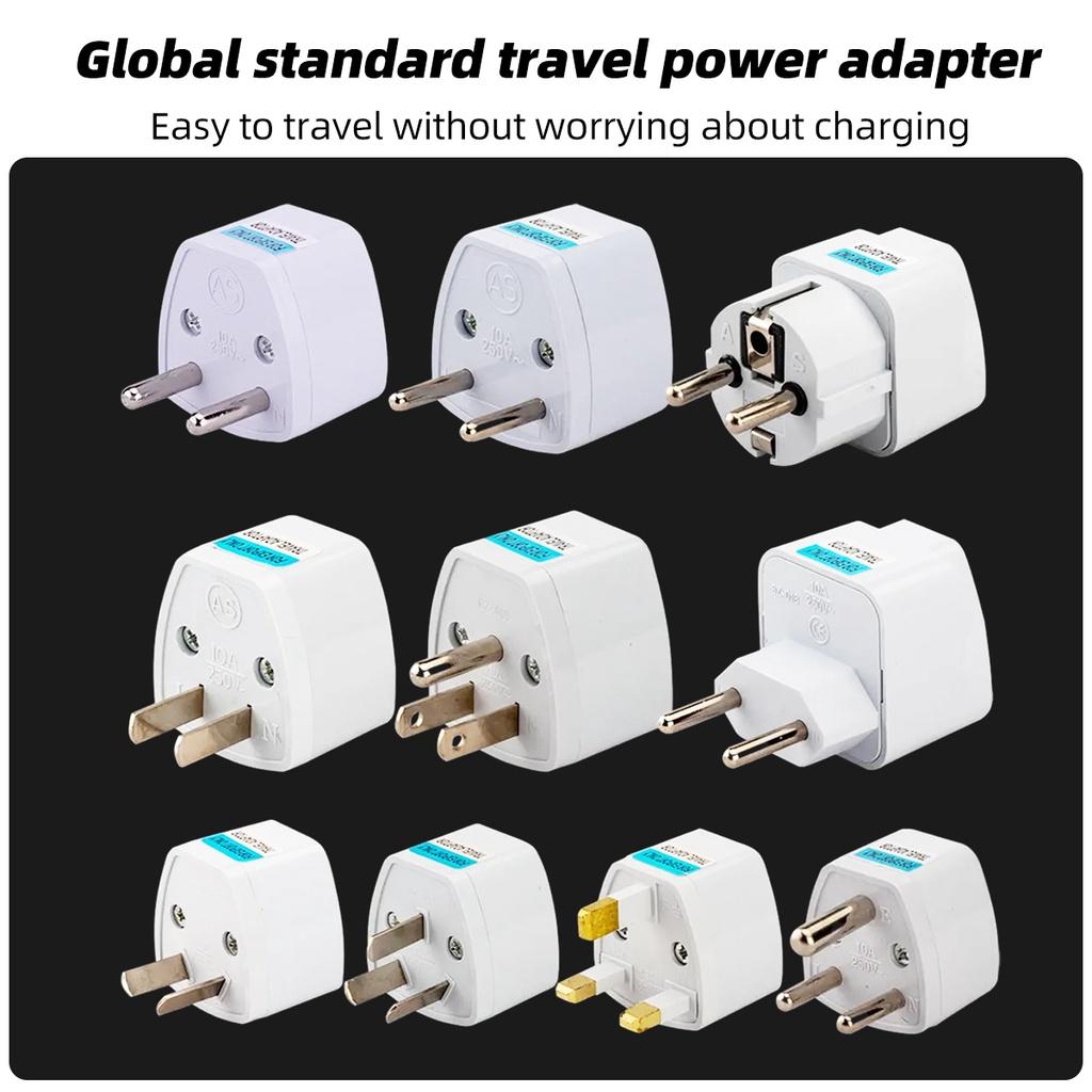 Fonken Global Standard Travel Power Adapter EU/US/UK/AU/GER/South Africa Socket Electrical Universal Plug Converter Power Charger