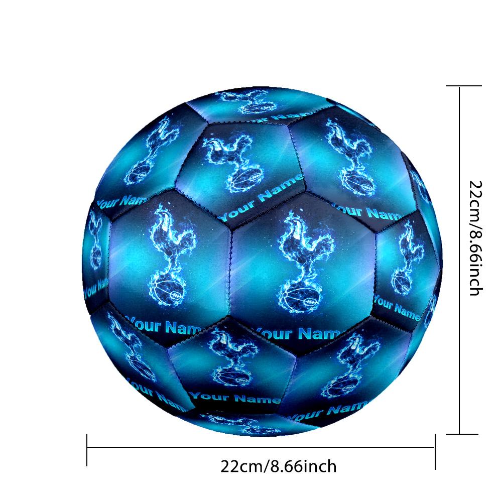 Tottenham Hotspur FC Fashion Size 5 Football Wearproof Non‑Slip Soccer Ball For Sports Training Entertainment Use