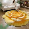 Tappeto da Pavimento Floreale 3D Tappeto Realistico con Fiori per Soggiorno Antiscivolo Assorbente Tappeto da Bagno Tappeto per Camera da Letto Sala Giochi Cucina
