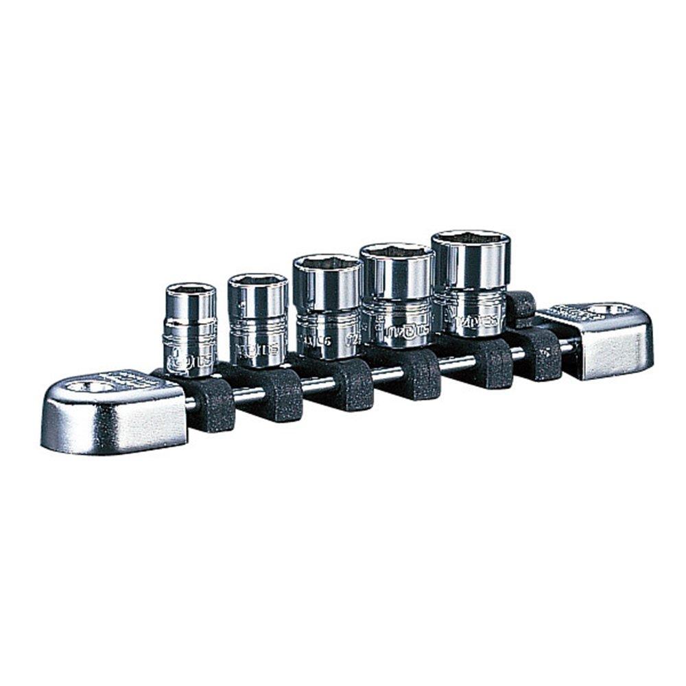 Kyoto Tool Nepros Socket NTB205A (KTC) 6.3mm (1/4 inch) Set, 5-Piece Set,