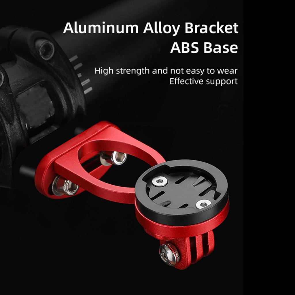 Stopwatch Extension Bracket Aluminum Alloy Cycling Computer Mount Lamp Clamp Base