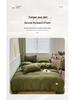 High-Value G5Z Waffle Weave 4-Piece Bedding Set - Includes Fitted Sheet, Duvet Cover, Ideal for Dorms