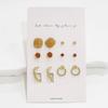 Women's Homaika Ring Silver Gold Earrings Set