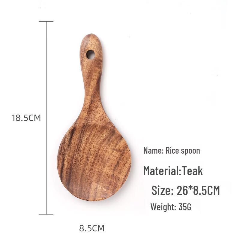 

Acacia Wood Kitchen Utensil 7-Piece Set