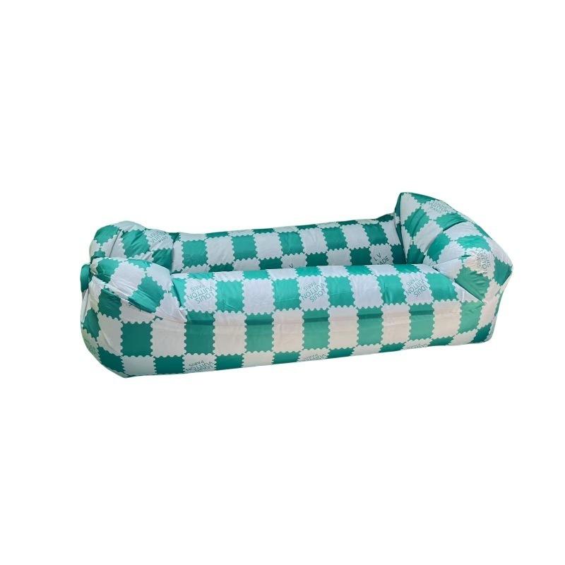 Outdoor Air Lazy Inflatable Sofa Bag Portable Camping Sofa Mattress Music Festival Concert Recliner