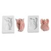 Pray Angel Plaster Mold Diy Angel Wings Portrait Cake Fondant Baking Mold