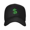 Green Dollar Sign Single Baseball Cap Bobble Hat Beach Womens Golf Wear Unisexs