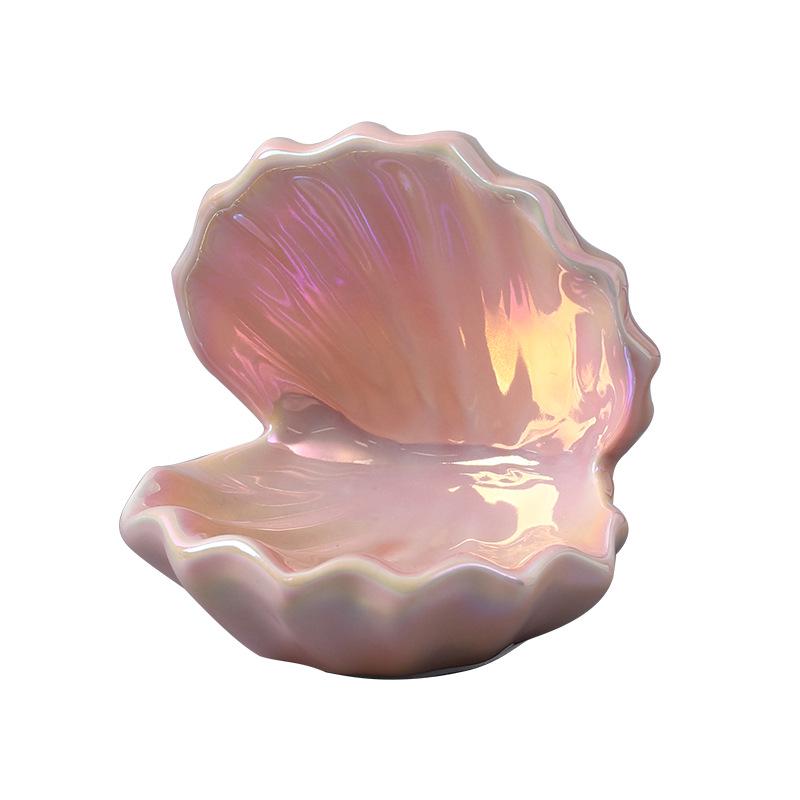 Luminous Shell Night Light & Jewelry Tray: Bedside Lamp and Ornament