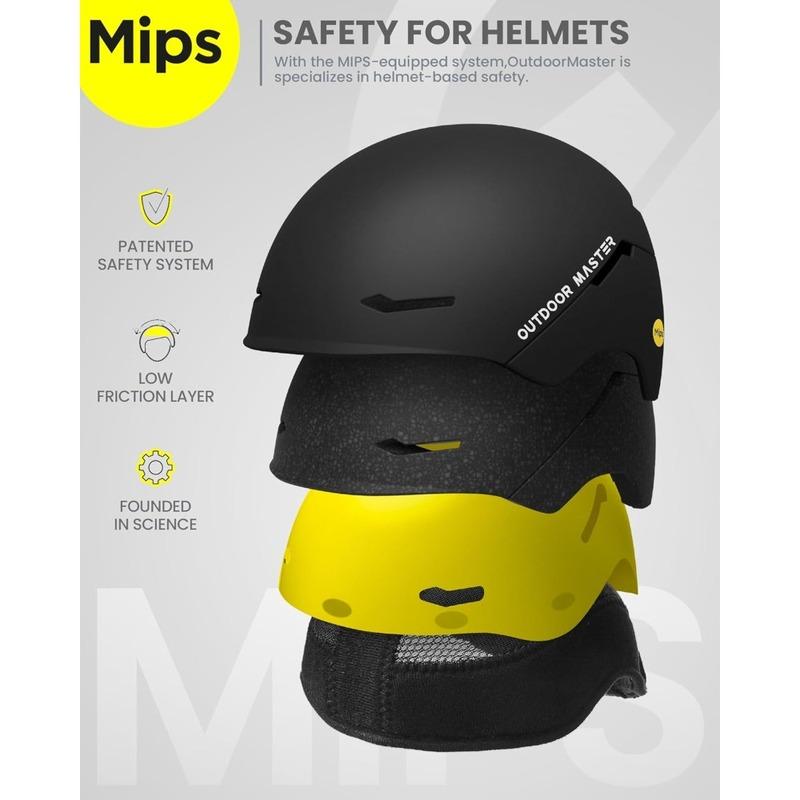 

OutdoorMaster ELK MIPS Ski Helmet - Snow Sport Helmet Snowboard Helmet for Men Women & Youth