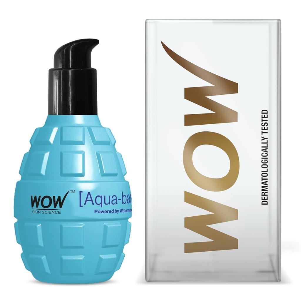 WOW Skin Science Aqua-Bomb Face Wash 150ml | Hydrating Cleanser With Watermelon Hyaluronic Acid & Omega | Gentle Non-Drying For All Skin Types