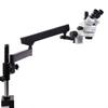 Stereomikroskop 22H auf verstellbarem Arm + 56X LED + 0,5x Barlow + Kamera „Orange Pro 4K“