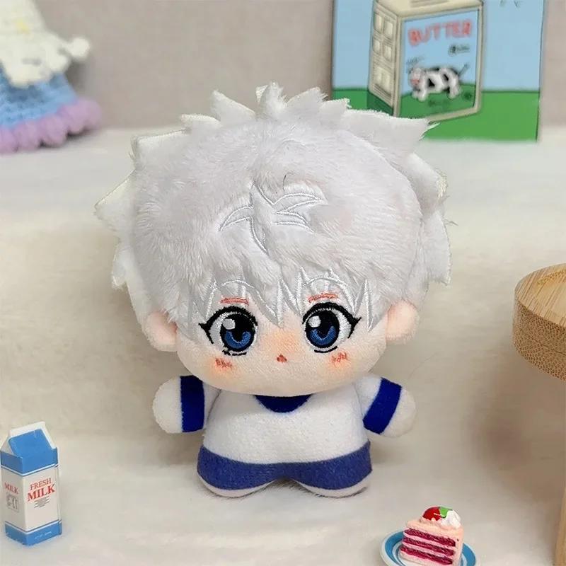 10Cm Hunter X Hunter Plush Toy Anime Gon·Freecss Cute Soft Stuffed Doll Killua Zoldyck Keychain Bag Pendant Kids Birthday Gift