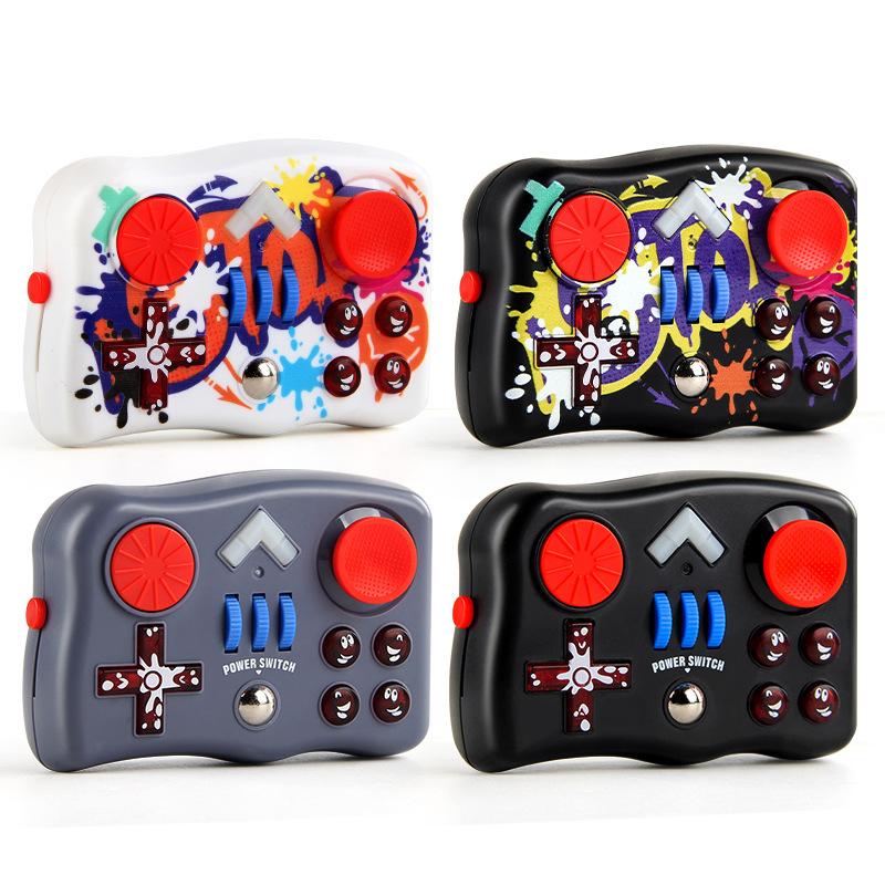 

Decompression Palm Fingertip Game Handle Palm Hamster Simulation Racing Sound Charge Sound Decompression Game Machine чорний