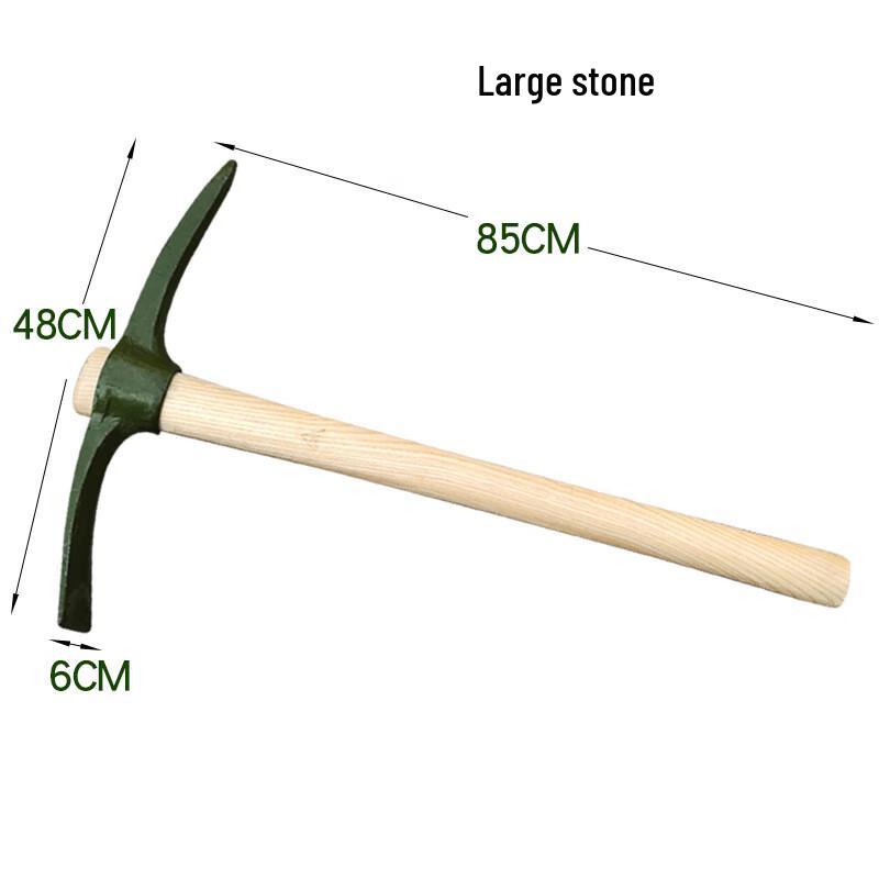 Heavy-Duty Steel Rescue Shovel  Pickaxe