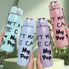 1PC Dont Make Me Call My Pop Pop 750ml Color Plastic Sports Water Bottle Leakproof Flip Straw Lid Suitable for Sports Office Home Use