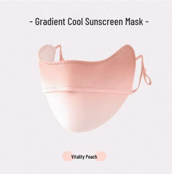 Women's UV Protection Ice Silk Face Mask - Breathable, Washable, Seamless, 3D Design with Hyaluronic Acid