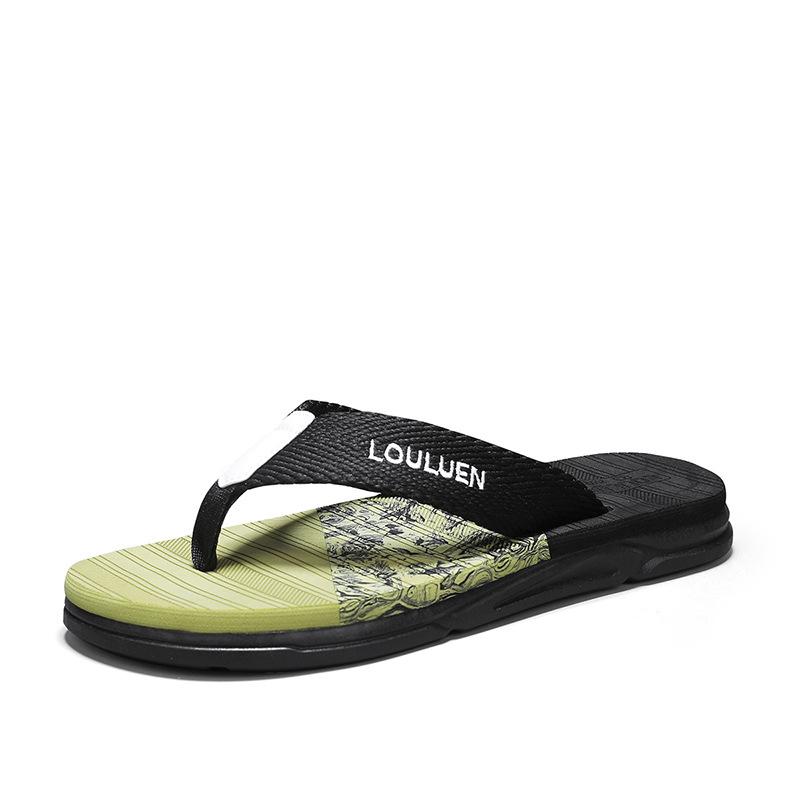 

Slippers men s casual foot-pinching flip-flops men s new summer non-slip wear-resistant cool slippers trendy beach shoes 44