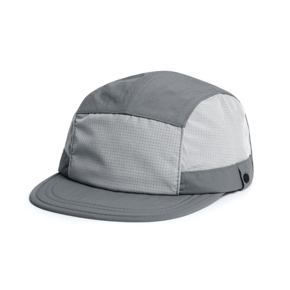 Breathable Quick-drying Dad Hat Japanese 5-panel Baseball Cap Casual Flat-brimmed Cap  Summer