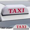 Taxi Sign Cab Lights Magnetic Car Roof Taxi Top Sign Indicator Lights Lamp Topper Car Light 12V Automotive Car Top Light Waterproof & 25cm Power