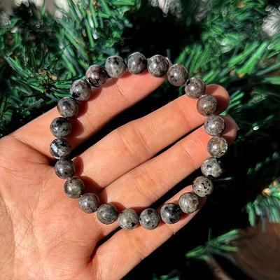 Fashion 1pc Gemstone Jewelry Bead Bracelet - Elastic Anger Management Accessories | Celestial Aesthetic Accessories | Earth Beads  Accessories