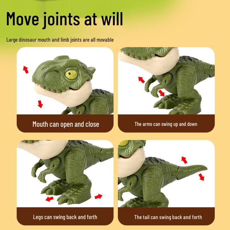 Mini Movable Jurassic Tyrannosaurus Rex Finger Toy Decoration